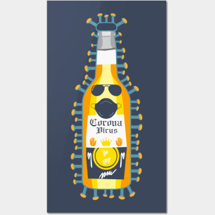 Corona (Beer) Virus Posters and Art
